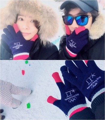 (朝鮮日報日本語版) 結婚10年目クォン・サンウ＆ソン・テヨン「ペア平昌五輪手袋」写真公開（朝鮮日報日本語版）