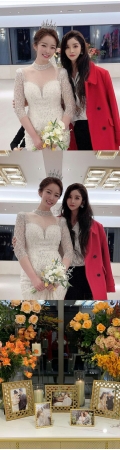 歌手ハリス、女優ペ・スルギの結婚を祝福…結婚式でのウェディングドレス姿も(WoW!Korea)