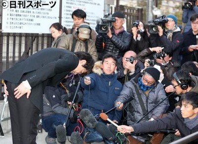 清水良太郎被告に執行猶予３年「申し訳ありません」（日刊スポーツ）
