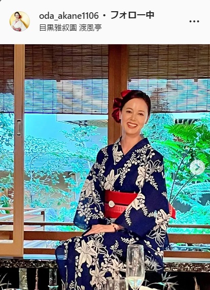 小田茜「久しぶり」の浴衣姿ショット公開　「私は古典柄。いかがでしょうか？w」(日刊スポーツ)