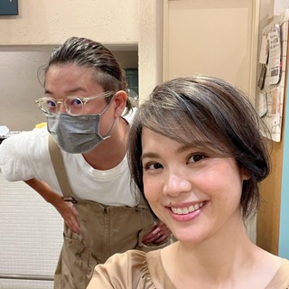 劇的にイメチェン！落ち着きカラー&ショートウルフヘア 【40代 髪型】(Marisol)