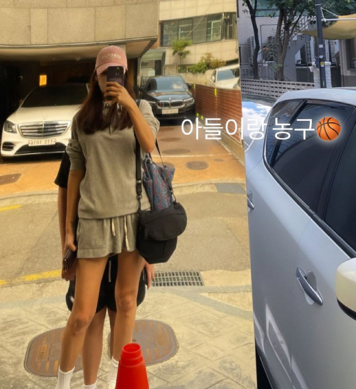 コ・ソヨン×息子と密着自撮り…「息子とバスケ」(朝鮮日報日本語版)