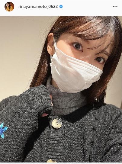 山本里菜アナ「寒くてもうハイネック」マスク姿でニットを着用した写真をアップ(日刊スポーツ)