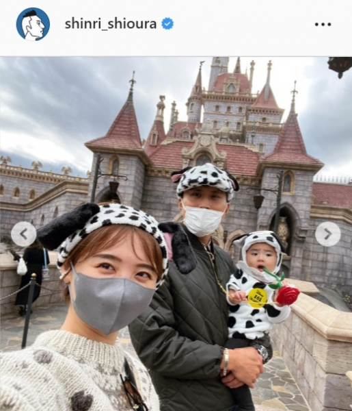 おのののかの夫で競泳の塩浦慎理、「娘、ディズニーデビュー」家族でのTDLショットを公開(日刊スポーツ)