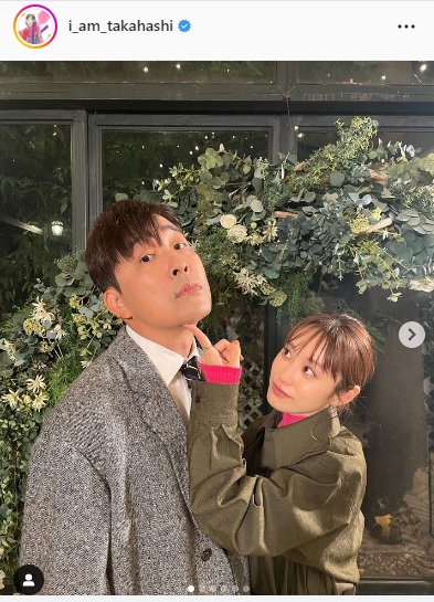 高橋愛、夫あべこうじと”ラブラブツーショット”　「理想の夫婦」「素敵すぎてほっこり」と絶賛(日刊スポーツ)