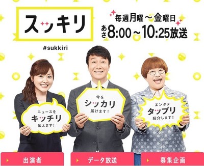 加藤浩次、「スッキリ」前夜に「泥酔」生番組　朝の放送見た視聴者ビックリ（J-CASTニュース）