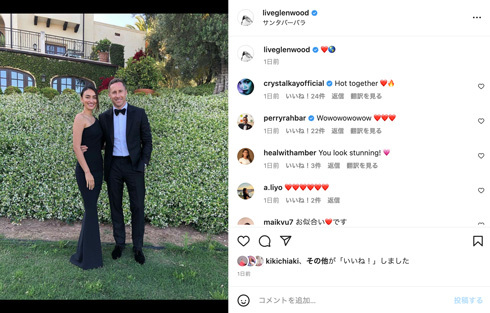 長谷川潤、夫とドレスアップした2ショット公開　顔出しした夫婦の姿に「お似合いです」「Beautiful couple」と反響(ねとらぼ)