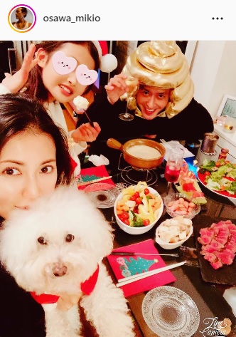 区長選出馬表明の大沢樹生、クリスマスに妻と長女との家族３ショットを披露(日刊スポーツ)