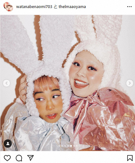 渡辺直美　「2人でうさぎに」年女うさコスプレ、相棒は…？　自虐ハッシュタグにフォロワー爆笑(スポニチアネックス)