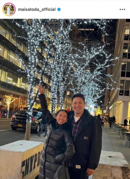 里田まい、夫・田中選手と密着2SHOT！家族でNYのショー満喫報告に反響「素敵なご夫婦」「幸せそう」(E-TALENTBANK)