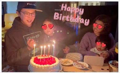 金子貴俊、家族からの“誕生日サプライズ”に感動爆発　子どもたちの歌＆言葉で熱烈ハグ　「父、泣きました」(ねとらぼ)