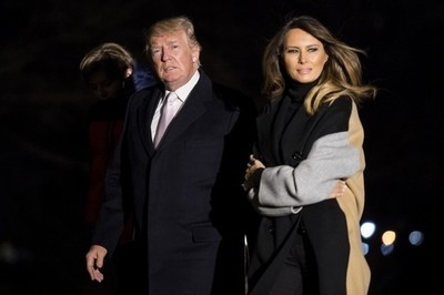 夫の不倫報道に傷心？　メラニア・トランプ大統領夫人が約700万円かけて逃避行していた（ELLEgirl）