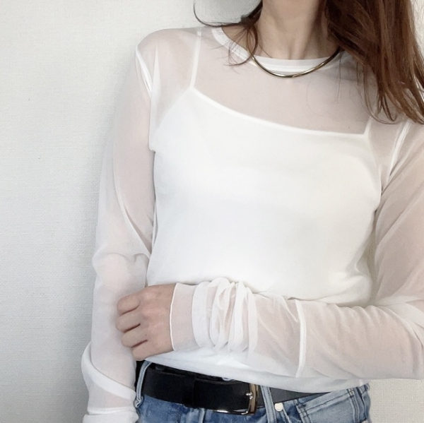 買ってよかった！旬の「透けアイテム」に挑戦【40代春ファッション】(Marisol)