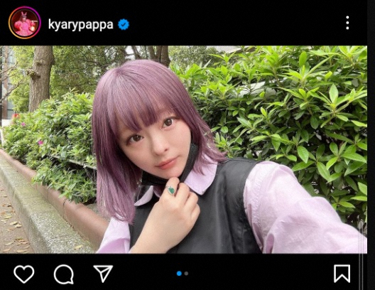 「カワイイ奥さん」きゃりーぱみゅぱみゅ “ラベンダーアッシュヘア”披露に「可愛いすぎる」「似合う」(スポニチアネックス)