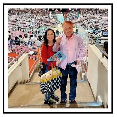 術後1カ月の高須克弥、両国国技館でパートナーと国際交流 ジョージアの大相撲ファンへの粋な計らいに同国大使も感謝(ねとらぼ)