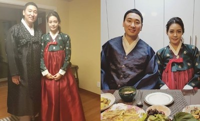 (朝鮮日報日本語版) 旧正月に合わせて韓服姿のRhymer＆アン・ヒョンモ夫妻（朝鮮日報日本語版）