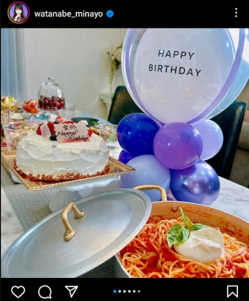 渡辺美奈代　長男の“バースデーごはん”公開に「素敵すぎ」「ホテルの食事みたい」「美味しそう」(スポニチアネックス)