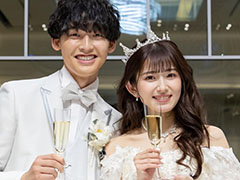梶田冬磨さん、22歳で急逝する半年前の幸せ結婚式ショット 公開した妻・青木菜花は“心ない声”に負けず「強く前を向けてるよ」(ねとらぼ)