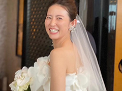 福田彩乃、3年越しの結婚式で純白ウエディングドレス　大竹しのぶや片岡鶴太郎も登場の豪華な式に「夢のような時間」「さいっこうの披露宴」(ねとらぼ)