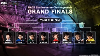 優勝賞金400万！上位2人は世界大会へ　3.21「RAGE 2018 Spring」にファイナリストたちが意気込み語る（AbemaTIMES）