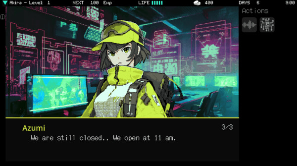 『VA-11 Hall-A ヴァルハラ』の影響を受けたデッキ構築型ローグライクゲーム『Memory Detective: Akira』が開発中。アドベンチャー要素も収録され、ドット絵でサイバーパンク世