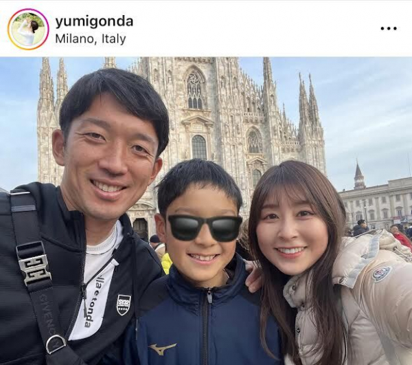 清水ＧＫ権田修一の妻・裕美さん、イタリアでの年越しショット公開に「素敵な写真」の声(スポーツ報知)