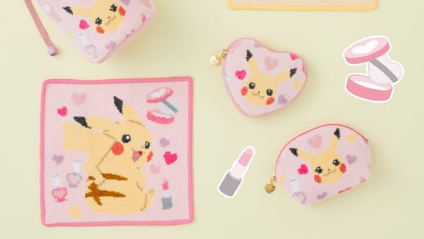 『ポケモン』とタオルブランド・フェイラーのコラボアイテムが1月19日より再販。ピンクを基調にコスメをちりばめたとびきりキュートなデザイン(電ファミニコゲーマー)