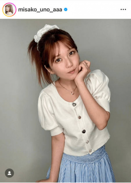 宇野実彩子、ポニテヘアのガーリーコーデSHOTに反響「スタイルめっちゃいい」「最高に好き!」(E-TALENTBANK)