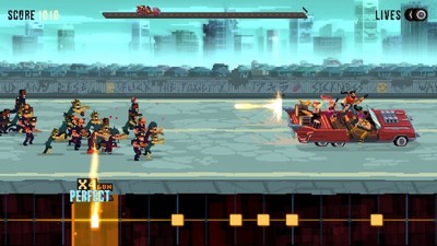 メタル！音ゲー！ゾンビ！超ハイテンションなリズム×STG『Double Kick Heroes』が4月11日にSteamで早期アクセス開始（IGN JAPAN）