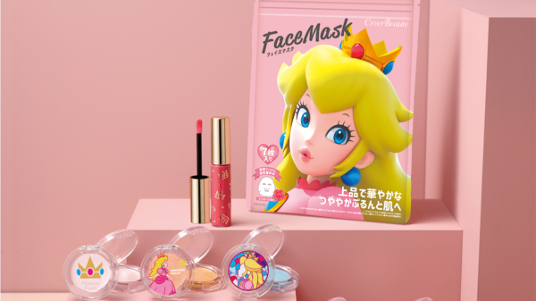「ピーチ姫」モチーフのコスメが任天堂公式ストアにて先行発売中。ピンクを基調にしたキュートなデザインはもちろん、フェイス&アイカラーが550円など手に取りやすい価格も魅力(電ファミニコゲーマー