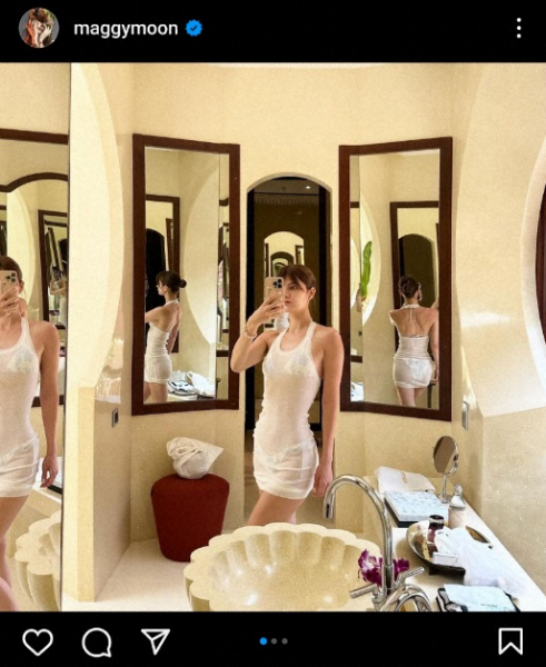 マギー　“超シースルー”白のミニワンピ姿披露に「透明感がスゴイ」「ナイススタイル」「最高ッス」(スポニチアネックス)