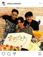 松田翔太、インスタで「Ｆ４」集結（スポーツ報知）