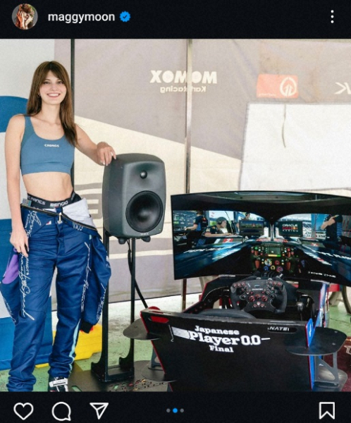 マギー　ブラトップ＆レーシングスーツ姿公開に「ナイススタイル」「ウエスト細～い」「カッケーッ！」(スポニチアネックス)