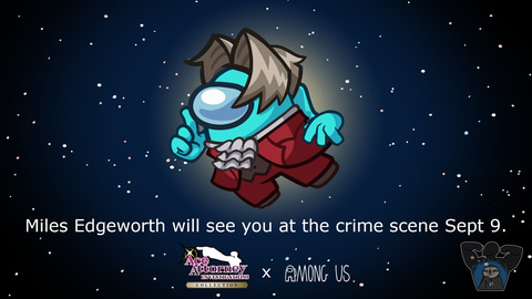 「Among Us」が「逆転検事」とコラボ！ 御剣怜侍モチーフのコスメティックが無料配布(GAME Watch)