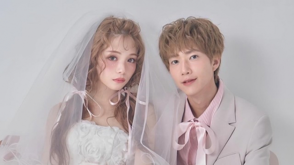ばんばんざい・ぎしと結婚発表の桜井美悠 ウェディングフォト撮影中のノリノリ夫婦動画公開で「尊い」「癒やしでいっぱい」(めざましmedia)