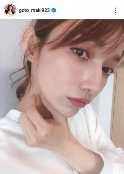 「お肌綺麗すぎ」後藤真希、ナチュラルメイクの顔アップSHOTに絶賛の声「お顔天才！」(E-TALENTBANK)