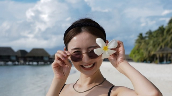“体重公開”おのののか ビキニ姿で産後ダイエット成功を報告 2カ月弱でマイナス5㎏に！モルディブ新婚旅行に向け決意(めざましmedia)