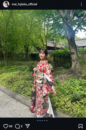 大物俳優ファミリー三女　3カ月ぶりインスタ更新で着物姿披露に「すごく似合ってるよ」「カワイイ！」(スポニチアネックス)