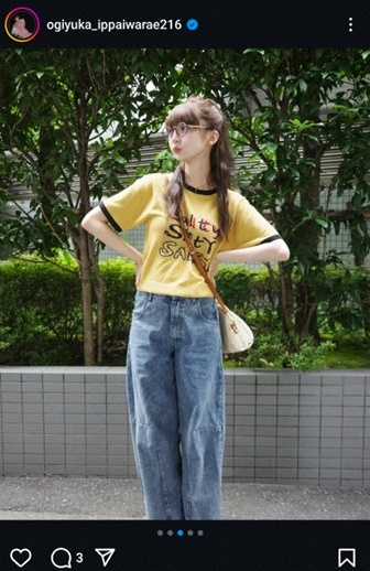 第1子妊娠中の元アイドル26歳　Tシャツ＆デニム姿披露に「妊娠してるとは思えないスタイル」「可愛い」(スポニチアネックス)