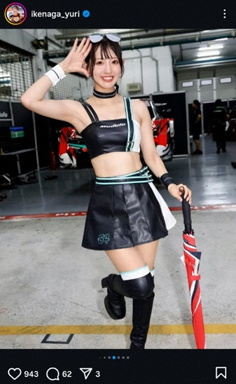“元アイドル”レースクイーン池永百合　ミニスカコス日焼けショット公開に「奇跡の可愛さ」「綺麗」(スポニチアネックス)