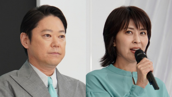 阿部サダヲ＆松たか子、2人で決めポーズの仲良しオフショットに「お二人の掛け合い楽しみ」＜しあわせな結婚＞(WEBザテレビジョン)