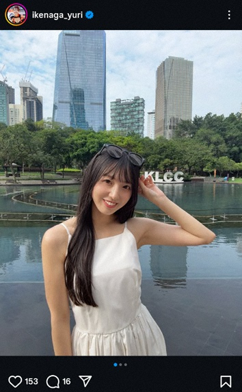 “元アイドル”29歳レースクイーン・池永百合　海外での白ワンピ姿披露に「ナチュラル感が素敵」(スポニチアネックス)