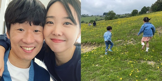 パク・チソン&キム・ミンジ夫妻&すくすく成長中の子ども2人「かわいいロンドンの姉弟」(朝鮮日報日本語版)