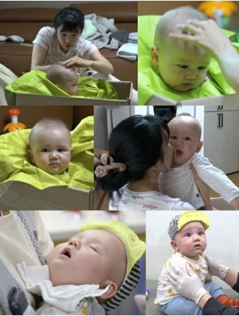 サユリ、髪の毛の少ない息子ゼンのための特段の措置…「丸刈り」（スーパーマンが帰ってきた）(WoW!Korea)