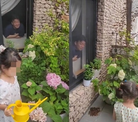 ソ・ユジン、ラグジュアリーな自宅ベランダで娘たちと幸せな時間…夫ペク・ジョンウォンも笑顔(WoW!Korea)