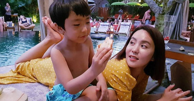 (朝鮮日報日本語版) 息子の食べっぷりに満足げなチェ・ドンソク・アナ夫妻（朝鮮日報日本語版）