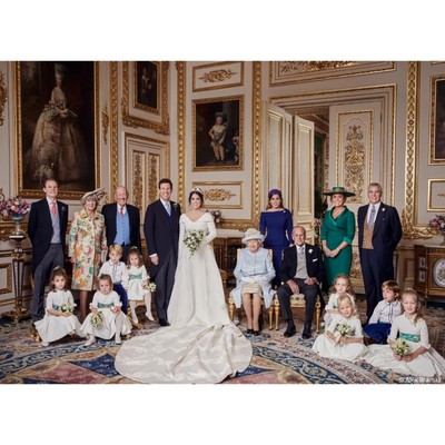 フラワーガール＆ページボーイも勢ぞろい！　ユージェニー王女、結婚式の公式写真を発表（ELLE ONLINE）