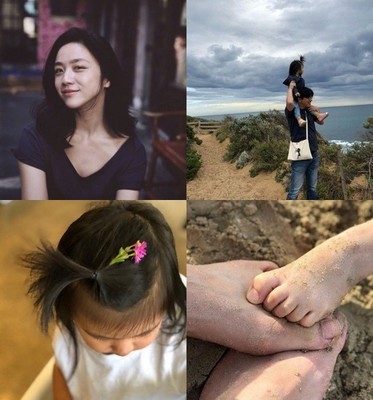 (朝鮮日報日本語版) タン・ウェイ、夫キム・テヨン監督＆娘と団欒の一時（朝鮮日報日本語版）